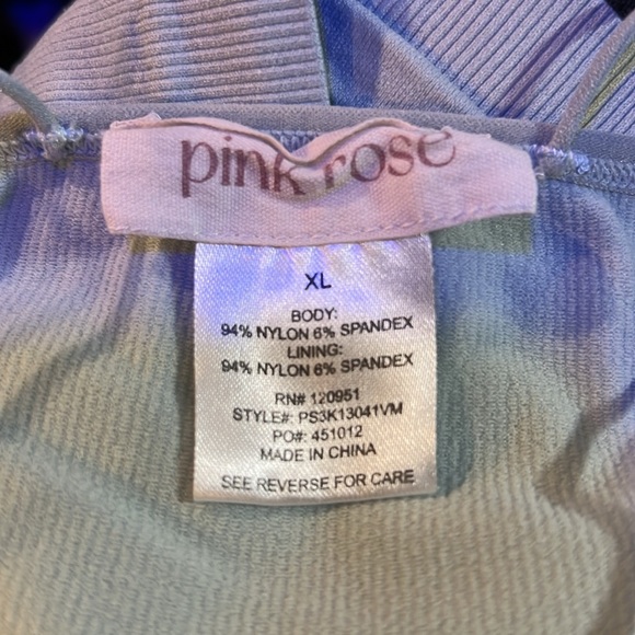 Pink Rose Ribbed Crop Tank - Picture 5 of 5